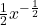  \frac12x^{-\frac12} 