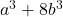 a^3+8b^3\;